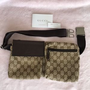 Gucci GG Fanny Pack Belt Waist Bum Bag
